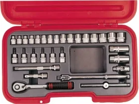 Gola sada 3/8" hlavic metrických a šroubovacích bitů S30M Kennedy